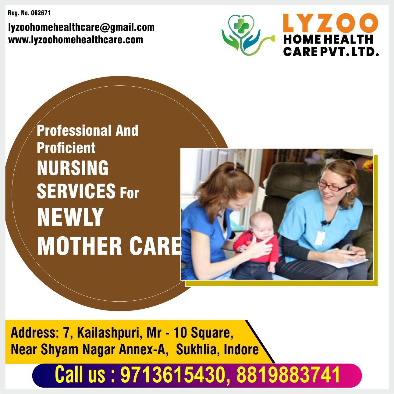 Best Newly Mother Home Care Services in Indore